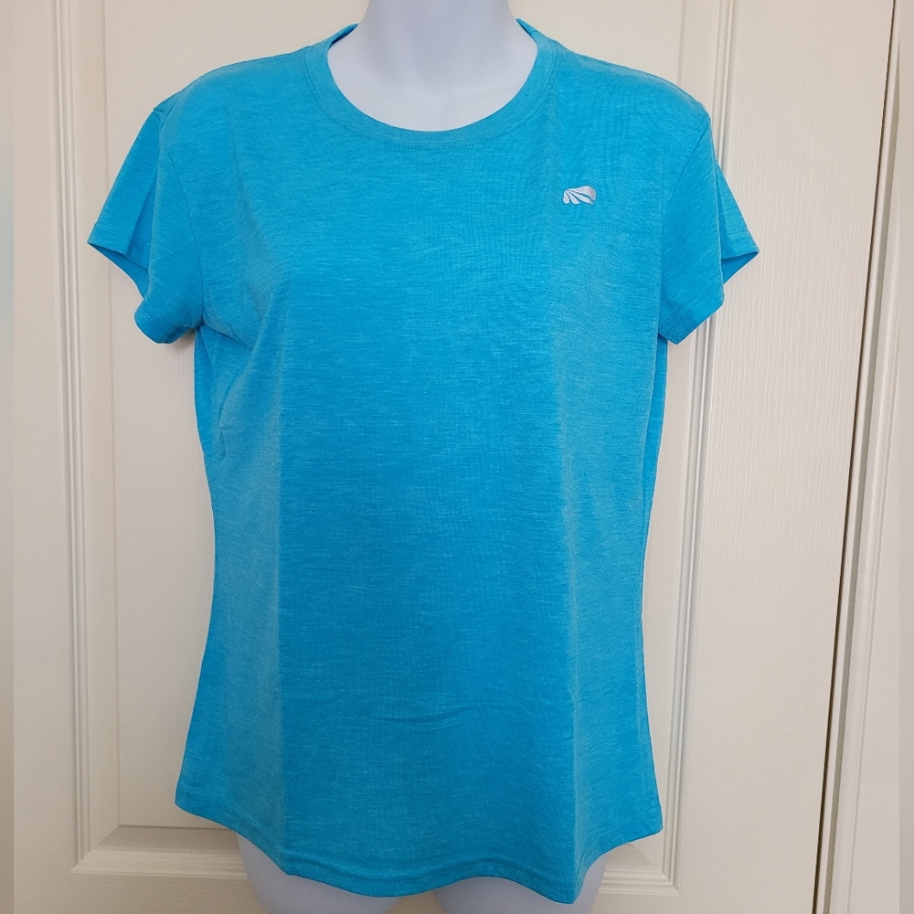 💰 (3 For $15) Marika Tek Turquoise Dry Wik Performance Athletic Top, Sz M, GUC